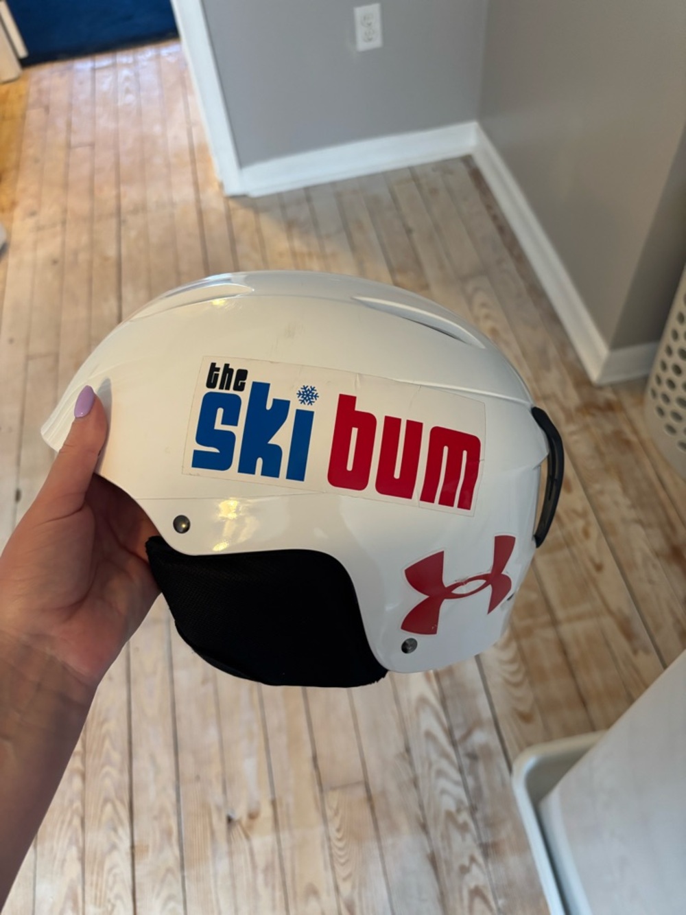 Giro White Ski Helmet